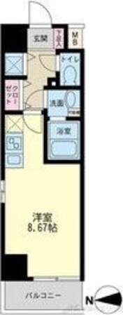 JMFレジデンス大阪福島の物件間取画像